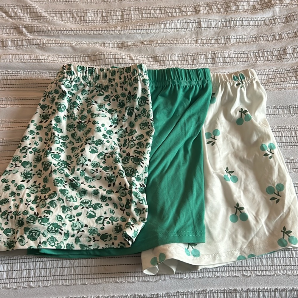 Women’s Pajama Boxer Shorts x3